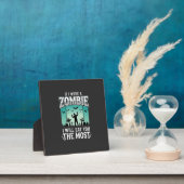 Zombie ich werde dich essen Halloween-Design_1 Fotoplatte (InSitu)