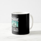 Zombie ich werde dich essen Halloween-Design_1 Kaffeetasse (VorderseiteRechts)