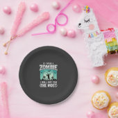 Zombie ich werde dich essen Halloween-Design_1 Pappteller (Party)