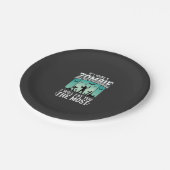 Zombie ich werde dich essen Halloween-Design_1 Pappteller (Schrägansicht)