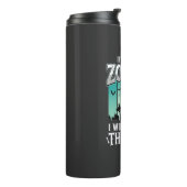 Zombie ich werde dich essen Halloween-Design_1 Thermosbecher (Nach links gedreht)