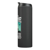Zombie ich werde dich essen Halloween-Design_1 Thermosbecher (Nach rechts gedreht)