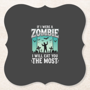 Zombie ich werde dich Halloween-Design_1 essen Untersetzer