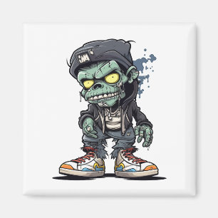 Zombie-Illustration (1) Magnet