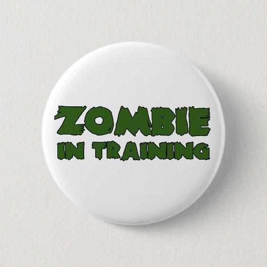 Zombie im Training Button (Vorderseite)