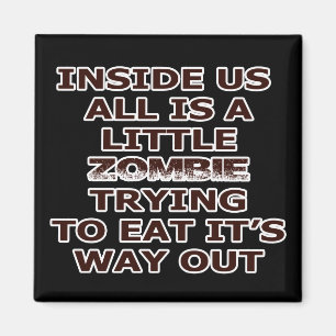 Zombie in mir magnet