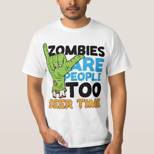 Zombie in the Bar T-Shirt (Vorderseite)