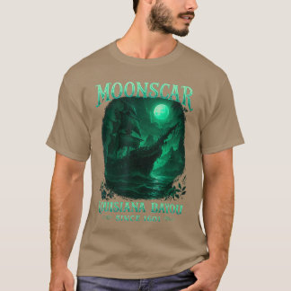 Zombie-Insel Mond-Insel Retro-Cartoon Halloween T-Shirt