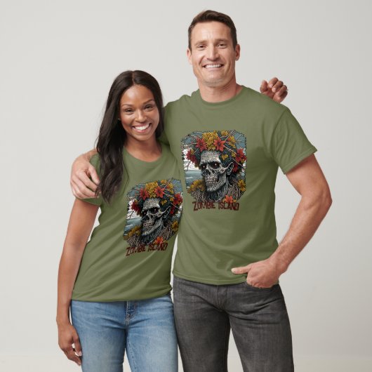 Zombie-Insel T-Shirt (Unisex)