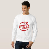 Zombie Inside Torn Bekleidung Sweatshirt (Vorne ganz)
