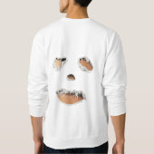 Zombie Inside Torn Bekleidung Sweatshirt (Rückseite)