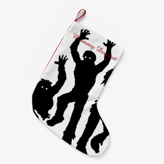 Zombie-Invasion Kleiner Weihnachtsstrumpf (Vorderansicht (hängend))