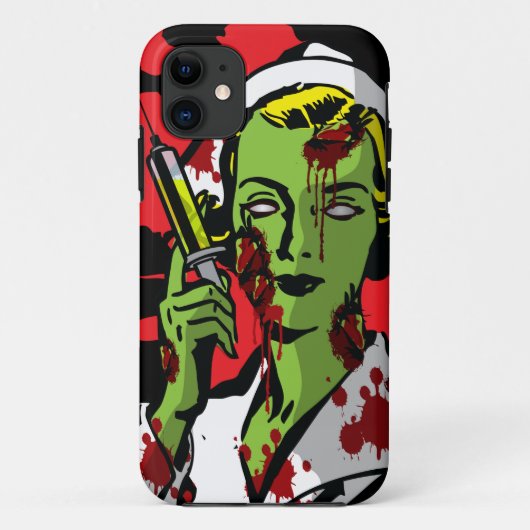 Zombie iPhone 5 Fall-Zombie-Krankenschwester Case-Mate iPhone Hülle (Rückseite)