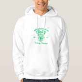 Zombie Irish Hooligan Biker Hoodie (Vorderseite)