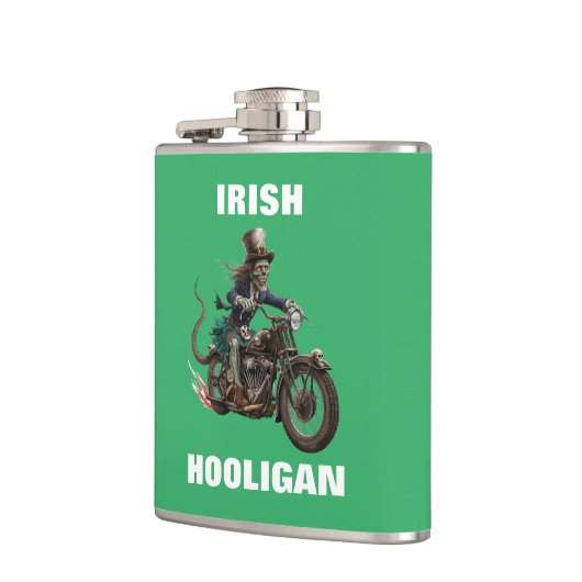 Zombie Irish Hooligan Flask Flachmann (Links)