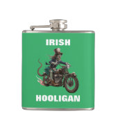 Zombie Irish Hooligan Flask Flachmann (Vorderseite)
