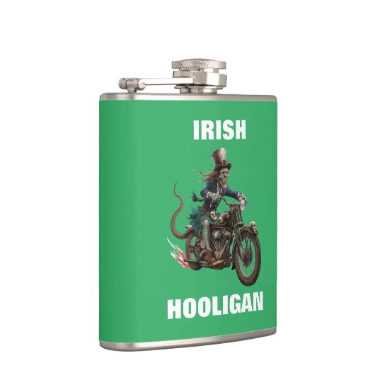 Zombie Irish Hooligan Flask Flachmann (Rechts)