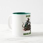 Zombie Irish Hooligan Tasse (Vorderseite Links)