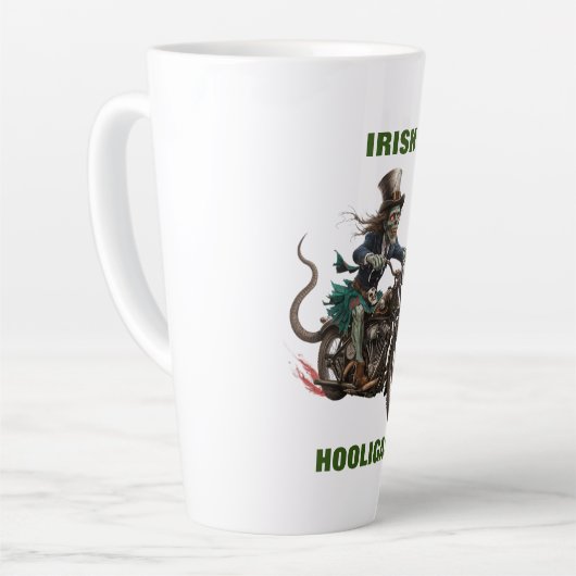 Zombie Irish Hooligan Tasse (Linke Ecke)