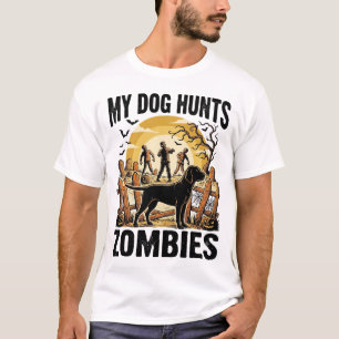 Zombie-Jagdhund Vintage-Halloween-T-Shirt_1 T-Shirt