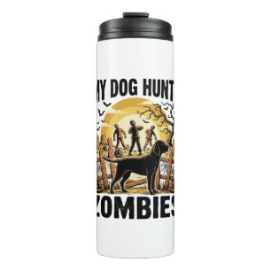 Zombie-Jagdhund-Vintage-Halloween-T-Shirt_1 Thermosbecher