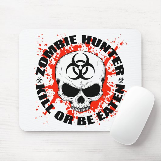 Zombie-Jäger 3 Mousepad (Mit Mouse)