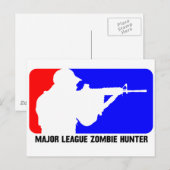 Zombie-Jäger 3 Postkarte (Vorne/Hinten)