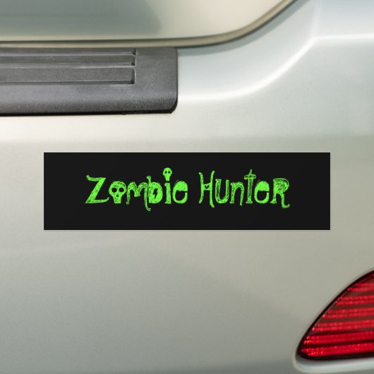 Zombie-Jäger Autoaufkleber (Auf Auto)
