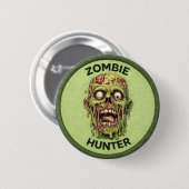 Zombie-Jäger Button (Vorne & Hinten)