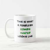 Zombie-Jäger, furchtlos Kaffeetasse (Links)