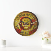 Zombie-Jäger Große Wanduhr (Zuhause)