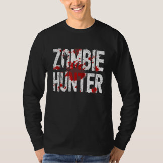 Zombie-Jäger-Halloween-Kostüm Blutspritzer T-Shirt