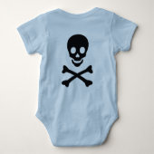 Zombie-Jäger im Training Baby Strampler (Rückseite)