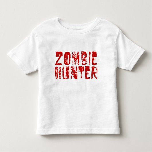 Zombie-Jäger Kleinkind T-shirt (Vorderseite)