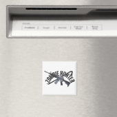 Zombie-Jäger Magnet (In Situ (Geschirrspüler))