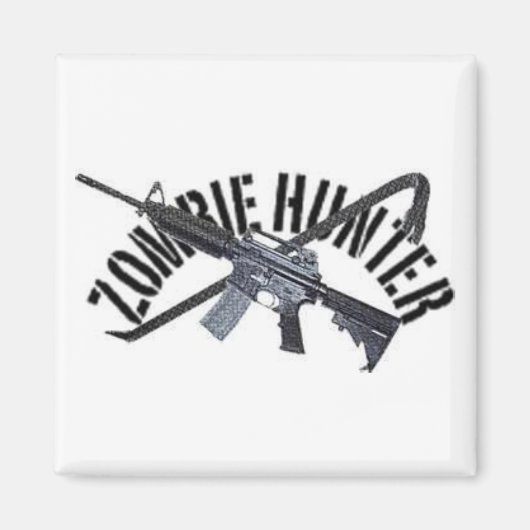 Zombie-Jäger Magnet (Vorne)