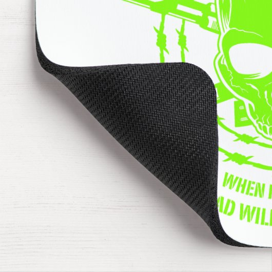 Zombie-Jäger Mousepad (Ecke)