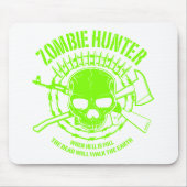 Zombie-Jäger Mousepad (Vorne)