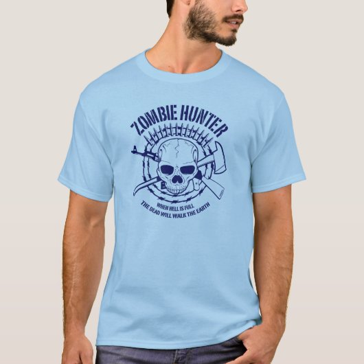 Zombie-Jäger T-Shirt (Vorderseite)