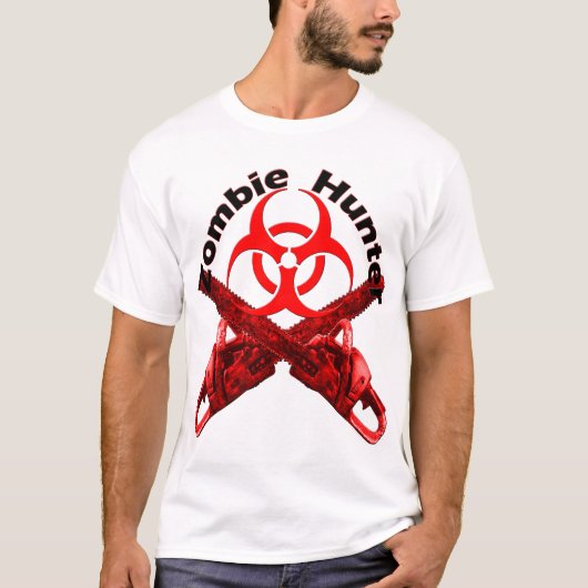 Zombie-Jäger T-Shirt (Vorderseite)