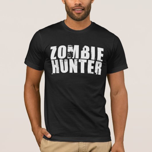 Zombie-Jäger T-Shirt (Vorderseite)