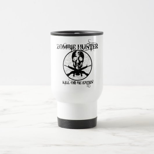 Zombie-Jäger-… Tötung oder wird gegessen Reisebecher (Mittel)
