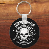 Zombie-Jäger untot tot Schlüsselanhänger (Vorderseite)