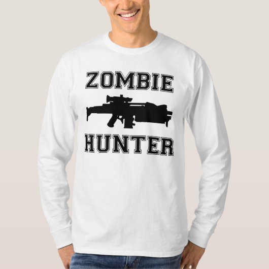 Zombie-Jäger-Ziel T-Shirt (Vorderseite)