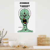 Zombie Jäger Zielposter Poster (Küche)