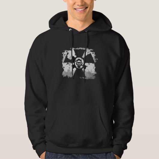Zombie-Jägerin Hoodie (Vorderseite)