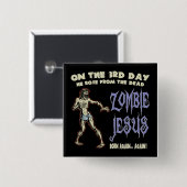 Zombie Jesus Button (Vorne & Hinten)