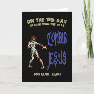 Zombie Jesus Karte
