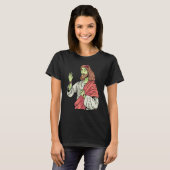 Zombie Jesus Lazy Halloween Kostüm Christlich T-Shirt (Vorne ganz)