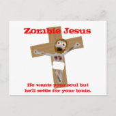Zombie Jesus Postkarte (Vorderseite)